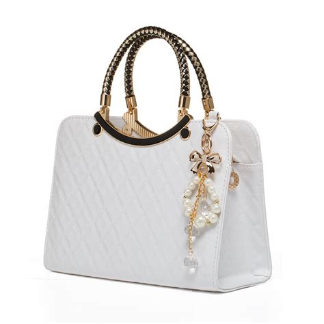 Women's White Designer Handbags .